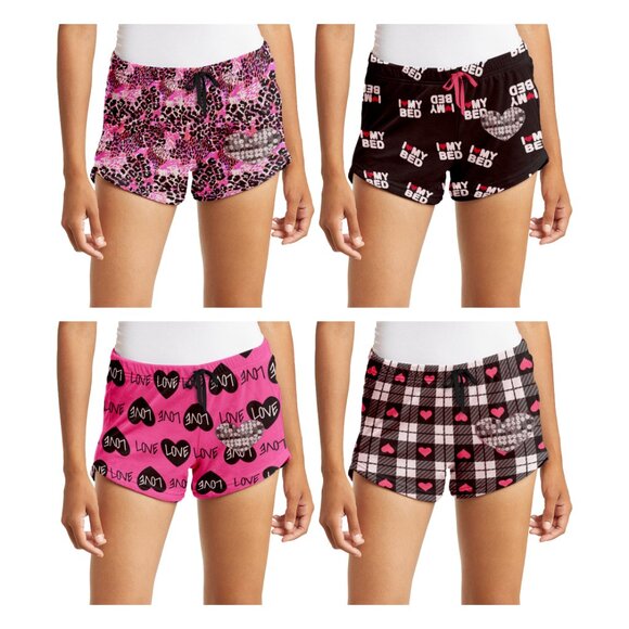 Women's Soft Comfy Breathable Velour Velvet Shorts with Flexible Drawstring Fit - Picture 13 of 16